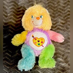 NWOT  Care Bears Work Of Heart 8” Comfy Floppy Plush 2005 Special Edition